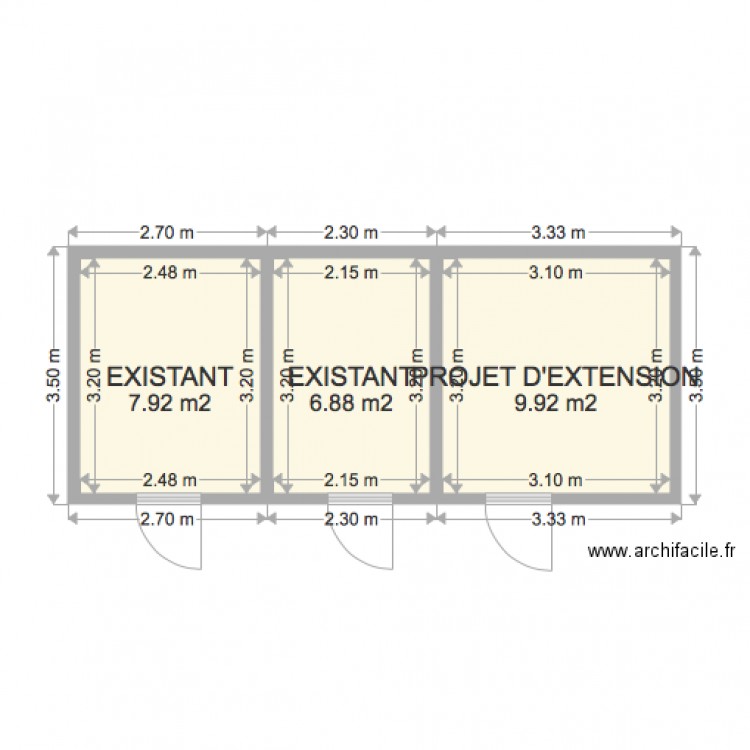 1 PLAN. Plan de 0 pièce et 0 m2