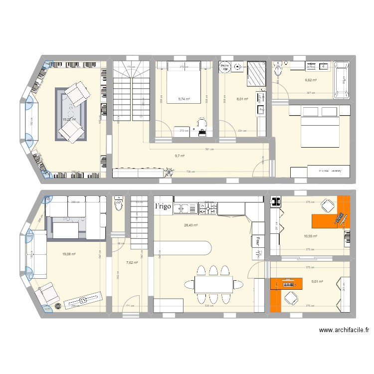 llll. Plan de 0 pièce et 0 m2