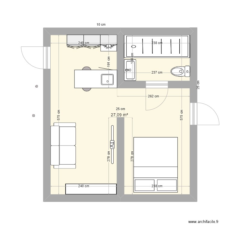 algoma garage Couloir 2. Plan de 0 pièce et 0 m2