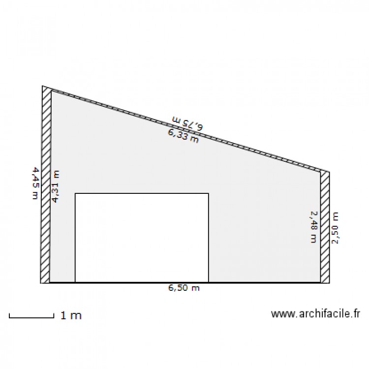garage vue de face Plan dessiné par dadou50