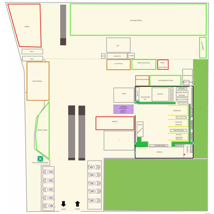 RIWAL NANTES en place. Plan de 