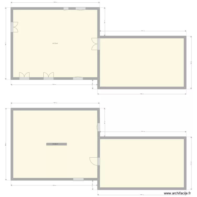 Plan type TREPT 2. Plan de 