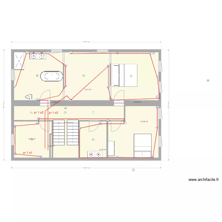 plan  r 1 alim prise. Plan de 