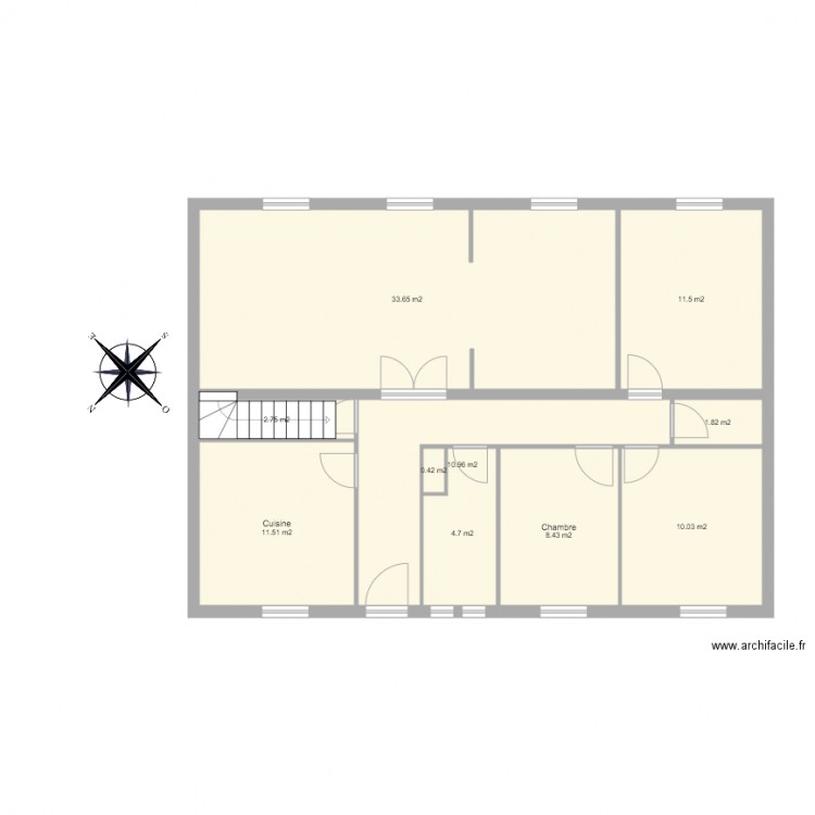 Maison Plonéour. Plan de 0 pièce et 0 m2