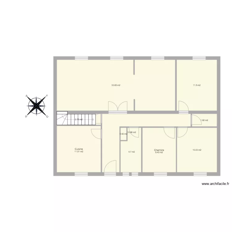 Maison Plon&eacute;our. Plan de 