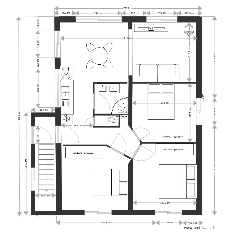 NEW 4 version rez de jardin coté. Plan de 0 pièce et 0 m2