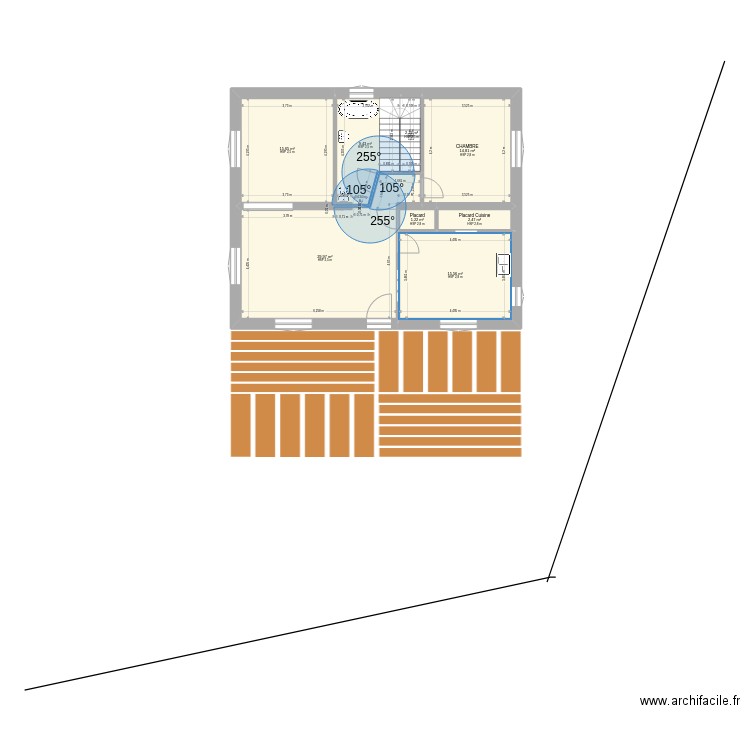 Croix Leyrat modif (mesure1). Plan de 17 pièces et 274 m2