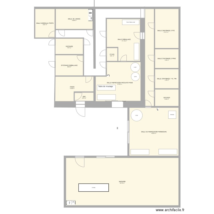 ferme des Rieux. Plan de 0 pièce et 0 m2