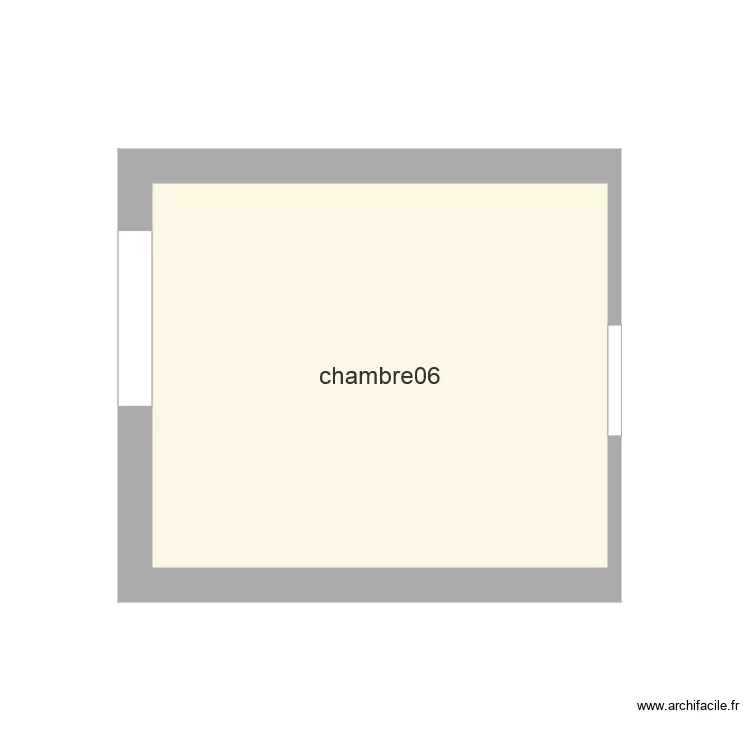 chambre06bis. Plan de 