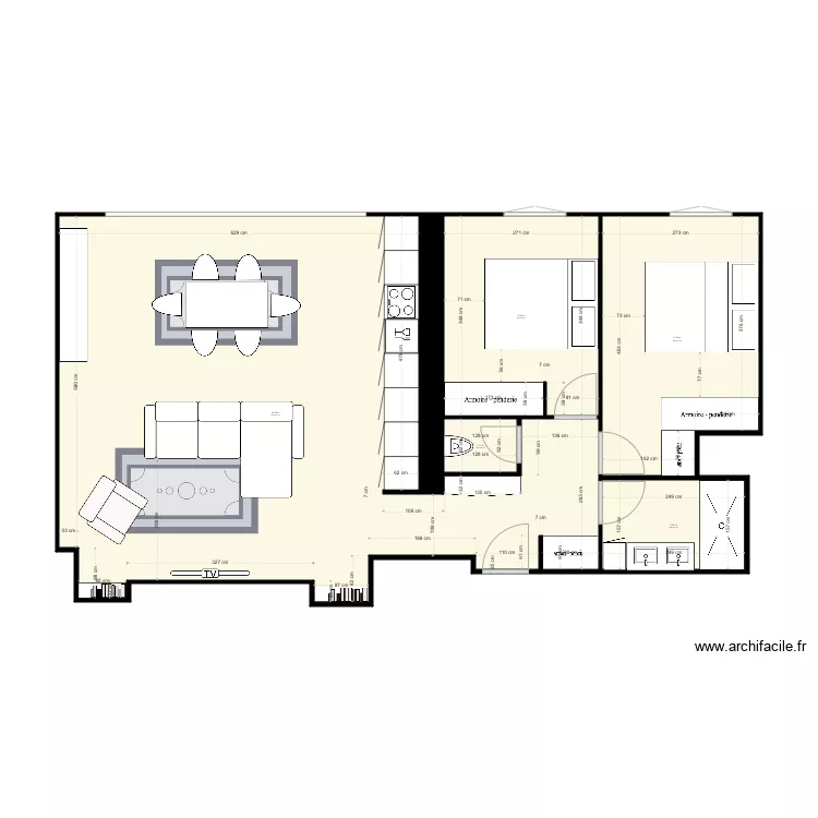 MODIFE CANNES PARC CONTINENTAL PLAN . Plan de 