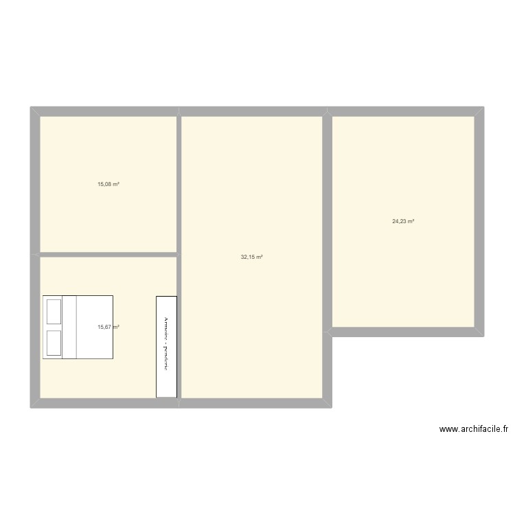 doudou. Plan de 0 pièce et 0 m2