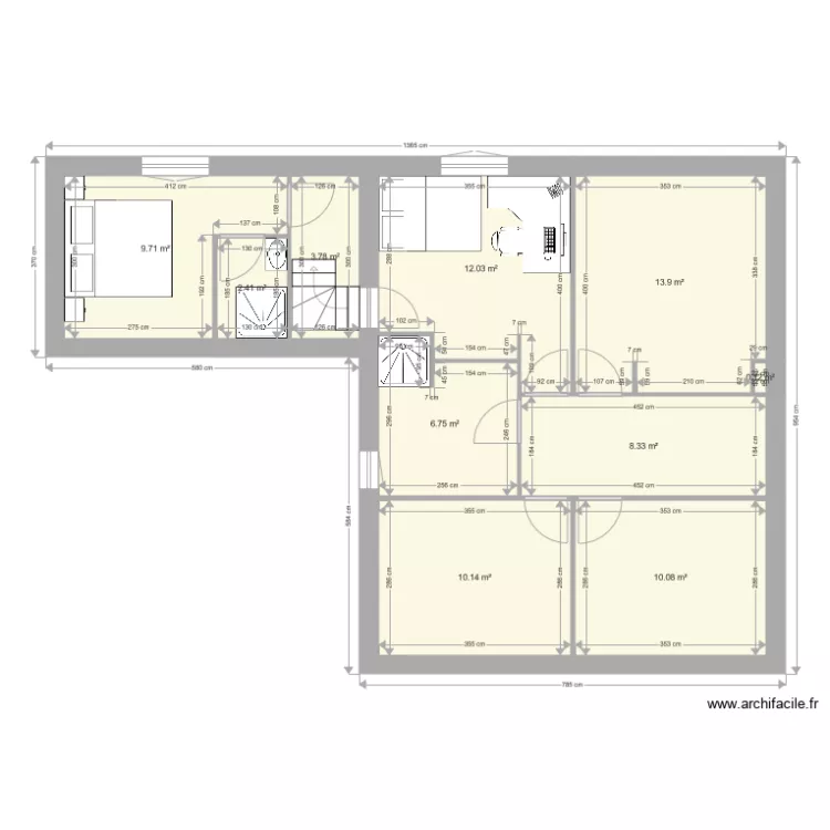 plan maison 2. Plan de 