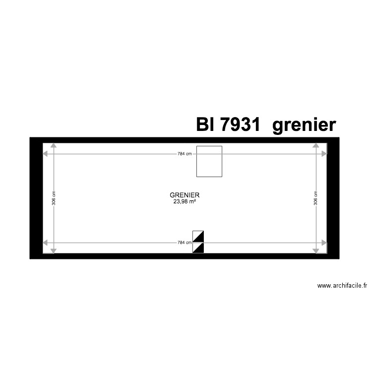 PLANS BI 7931. Plan de 0 pièce et 0 m2