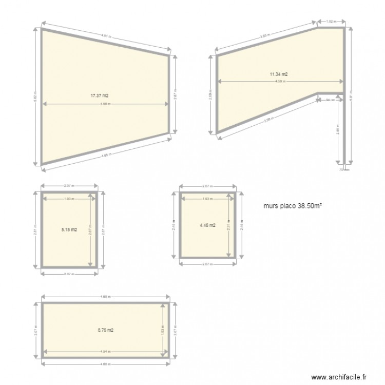 sauveau 2. Plan de 0 pièce et 0 m2