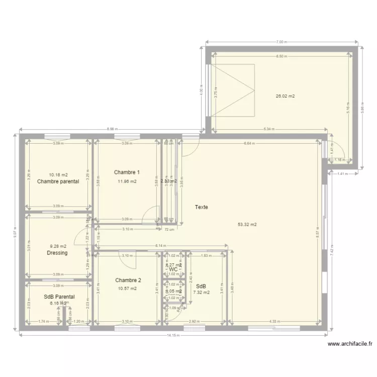 MAISON6. Plan de 