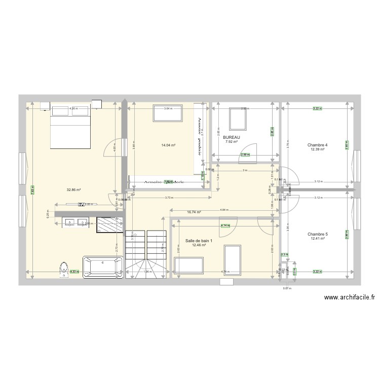 Plan Etage Santeny 9. Plan de 0 pièce et 0 m2