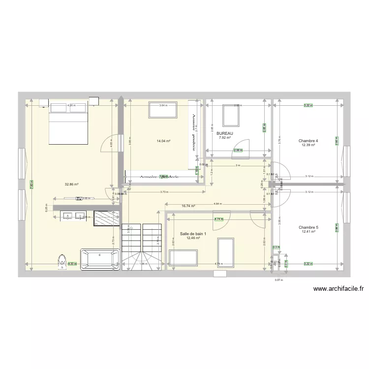 Plan Etage Santeny 9. Plan de 