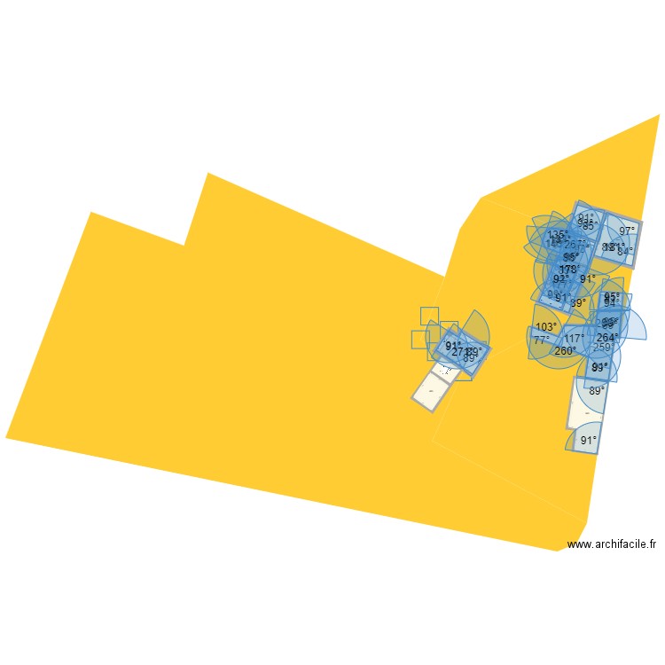 maison la sauzaie. Plan de 28 pièces et 944 m2