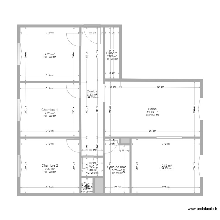 M SELVES AV. Plan de 0 pièce et 0 m2