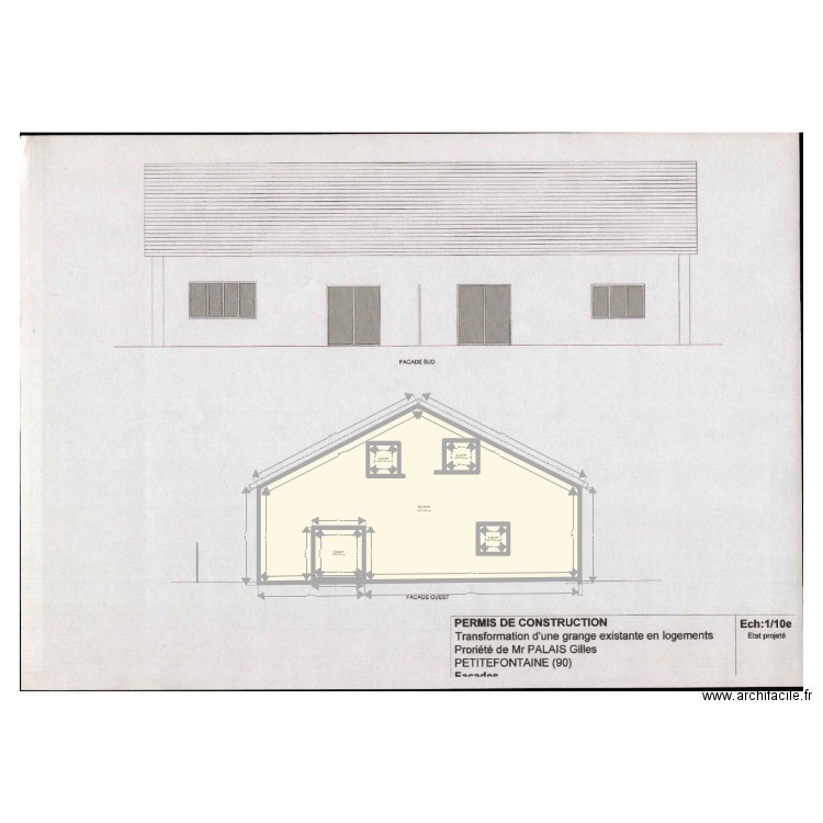 CREPIS 2. Plan de 5 pièces et 111 m2