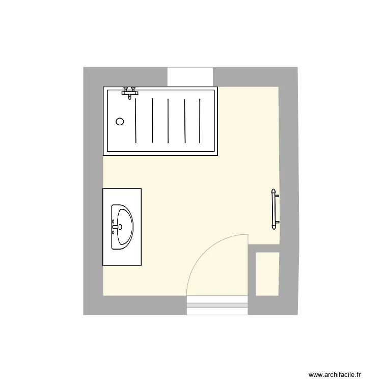 salle de bain etage. Plan de salle de bain etage. Plan de