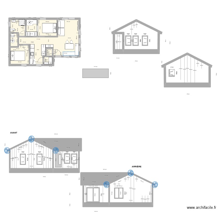 65 Du Hibou 2024-09-20 Plan finale. Plan de 27 pièces et 235 m2