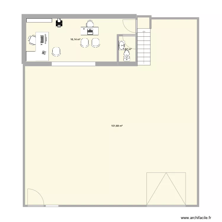 PLAN BUREAU/ATELIER. Plan de PLAN BUREAU/ATELIER. Plan de