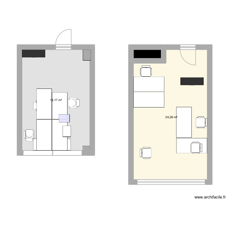 Bureau. Plan de 0 pièce et 0 m2