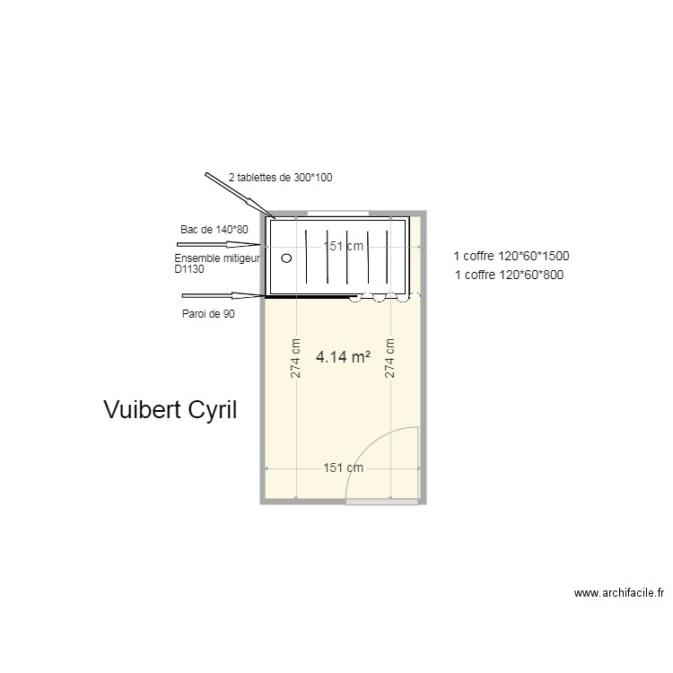 Cyril Espace Habitat. Plan de 0 pièce et 0 m2
