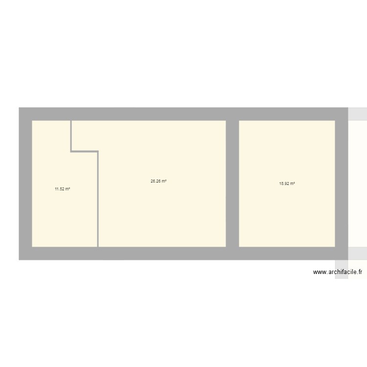 RDC MAISON. Plan de 0 pièce et 0 m2