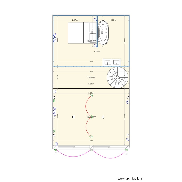 maison de yoyo étage. Plan de 0 pièce et 0 m2