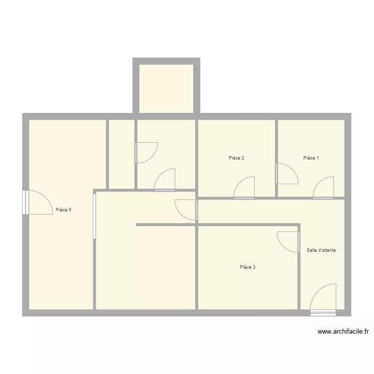 Local Orgerus. Plan de 