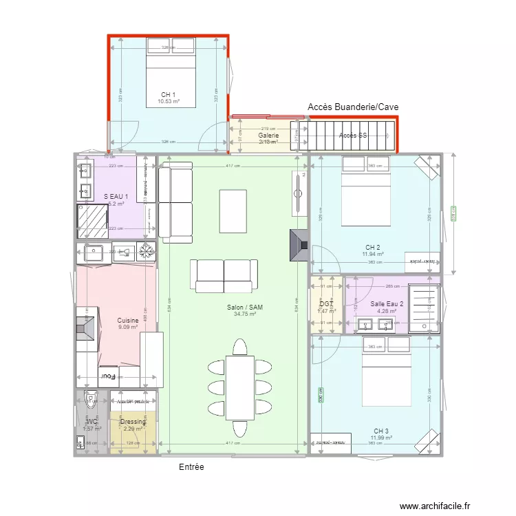 ENSOLEILLEE V DEF MAISON SEULE. Plan de ENSOLEILLEE V DEF MAISON SEULE. Plan de