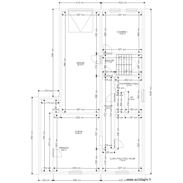 GERARD RDC. Plan de 0 pièce et 0 m2