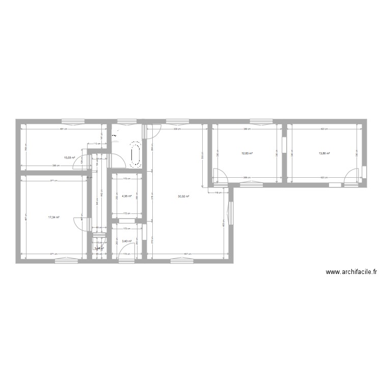 PECH1. Plan de 0 pièce et 0 m2