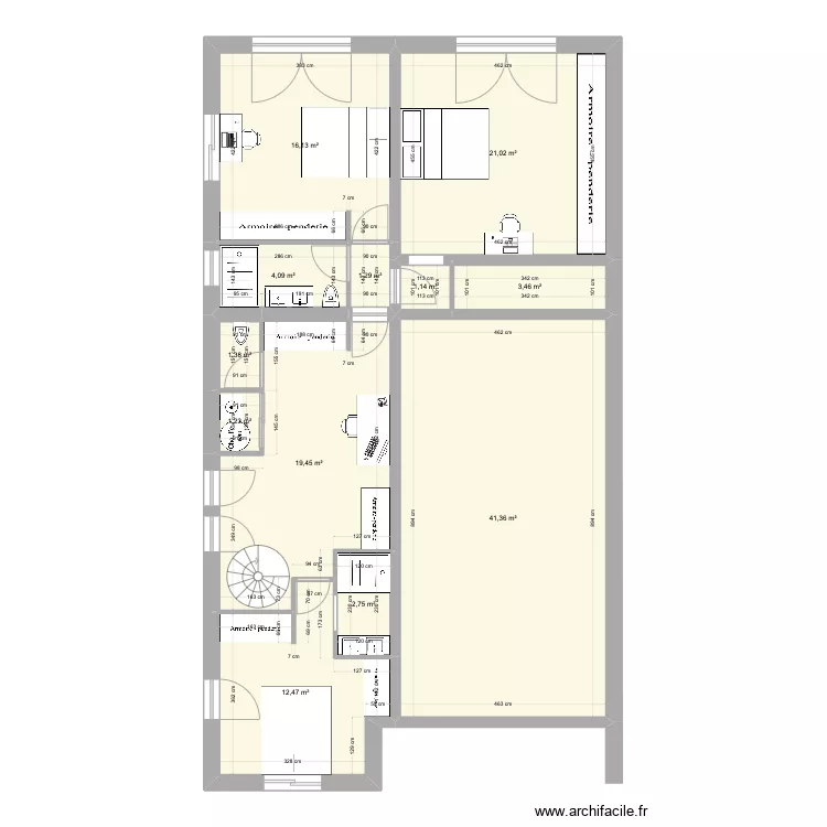 Elfe RDC V1. Plan de 