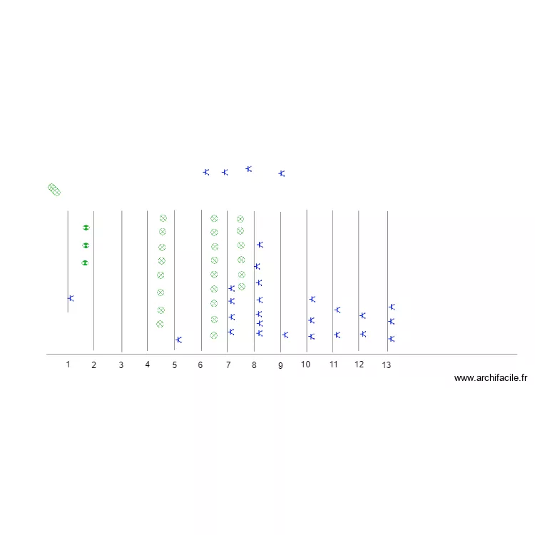ch&eacute;ma unifilaire maison. Plan de 