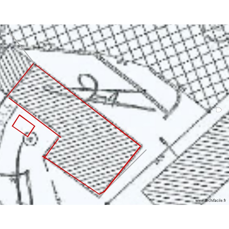 plan cadastre. Plan de 0 pièce et 0 m2