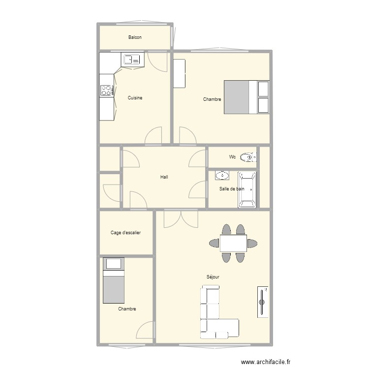 Appartement berchem. Plan de 12 pièces et 84 m2