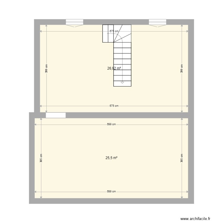 Structure M2  Etage. Plan de 0 pièce et 0 m2