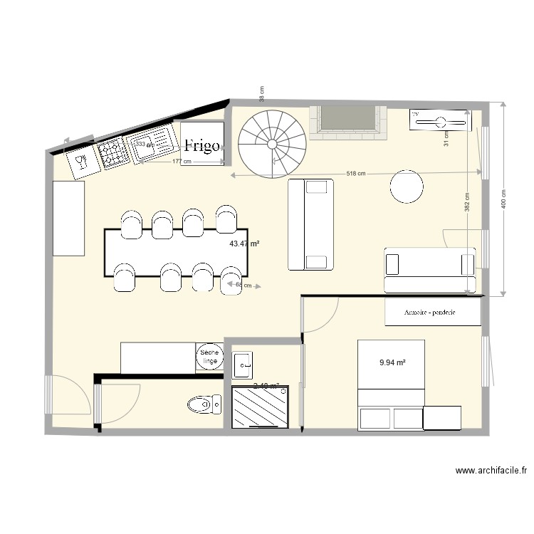 st come4. Plan de 0 pièce et 0 m2