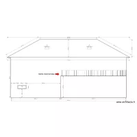 Pouanc&eacute; - Fa&ccedil;ade Sud - Projet