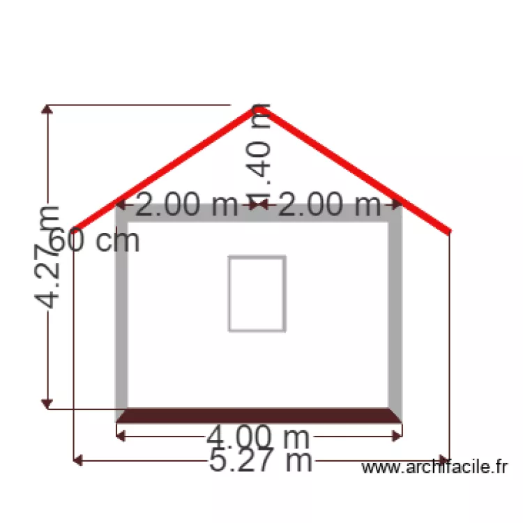agrandissement foot club de chamoux sur gelon vue de cot&eacute;. Plan de 