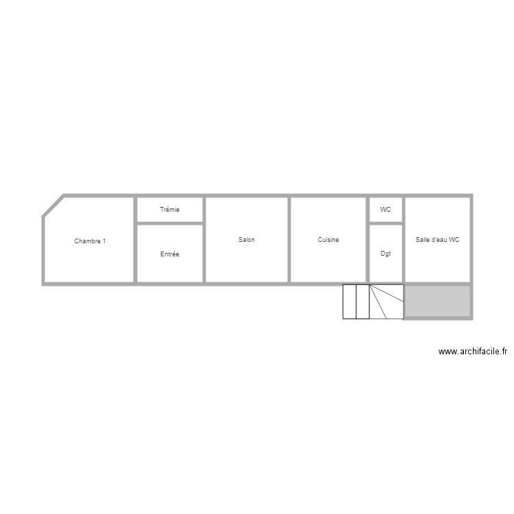 RDC LISERONS. Plan de 0 pièce et 0 m2