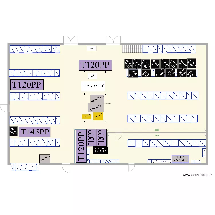 SOUS MEZZANINE 2020. Plan de 