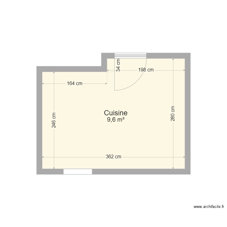 Cuisine1. Plan de 0 pièce et 0 m2