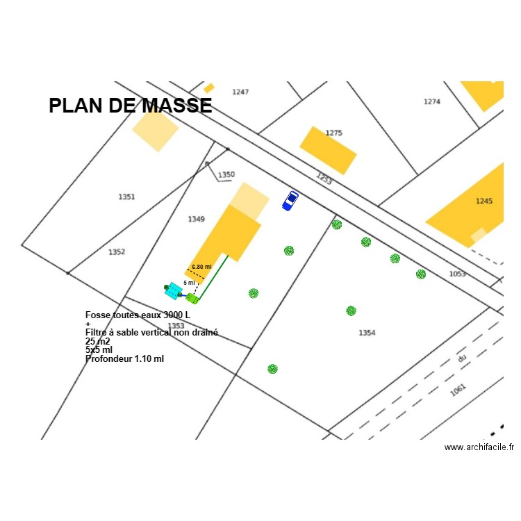 Champaloux. Plan de 0 pièce et 0 m2