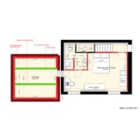 plans 5 NOV 22 chambre 4 R+1 Ouest + aménagement SDE+ Combles 