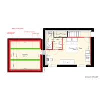 plans 5 NOV 22 chambre 4 R+1 Ouest + aménagement SDE+ Combles 