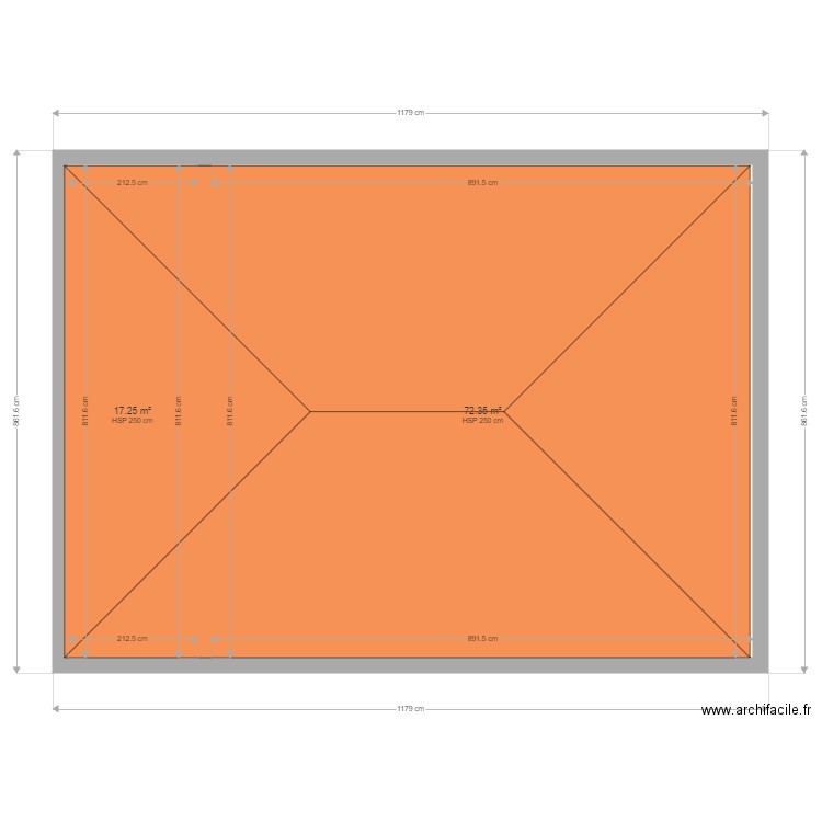 maison. Plan de 0 pièce et 0 m2